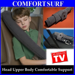 Inflatable Fold-able Luxury Travel Pillow Head Neck Upper Body Comfortable Support